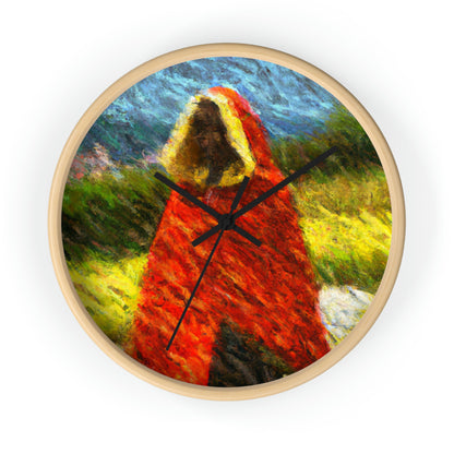 The Tattered Red Cloaked Stranger - The Alien Wall Clock