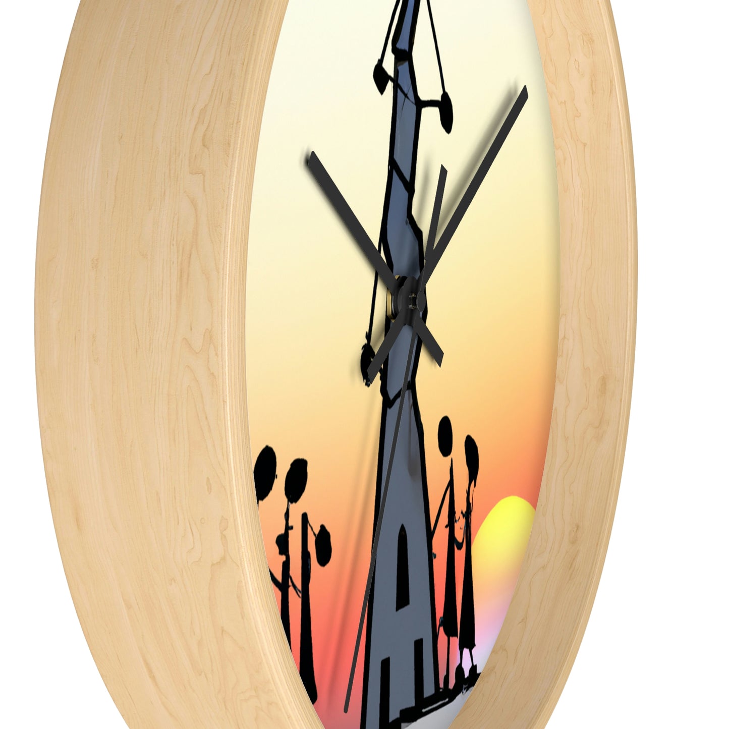 "Forgotten in the Sunset" - The Alien Wall Clock