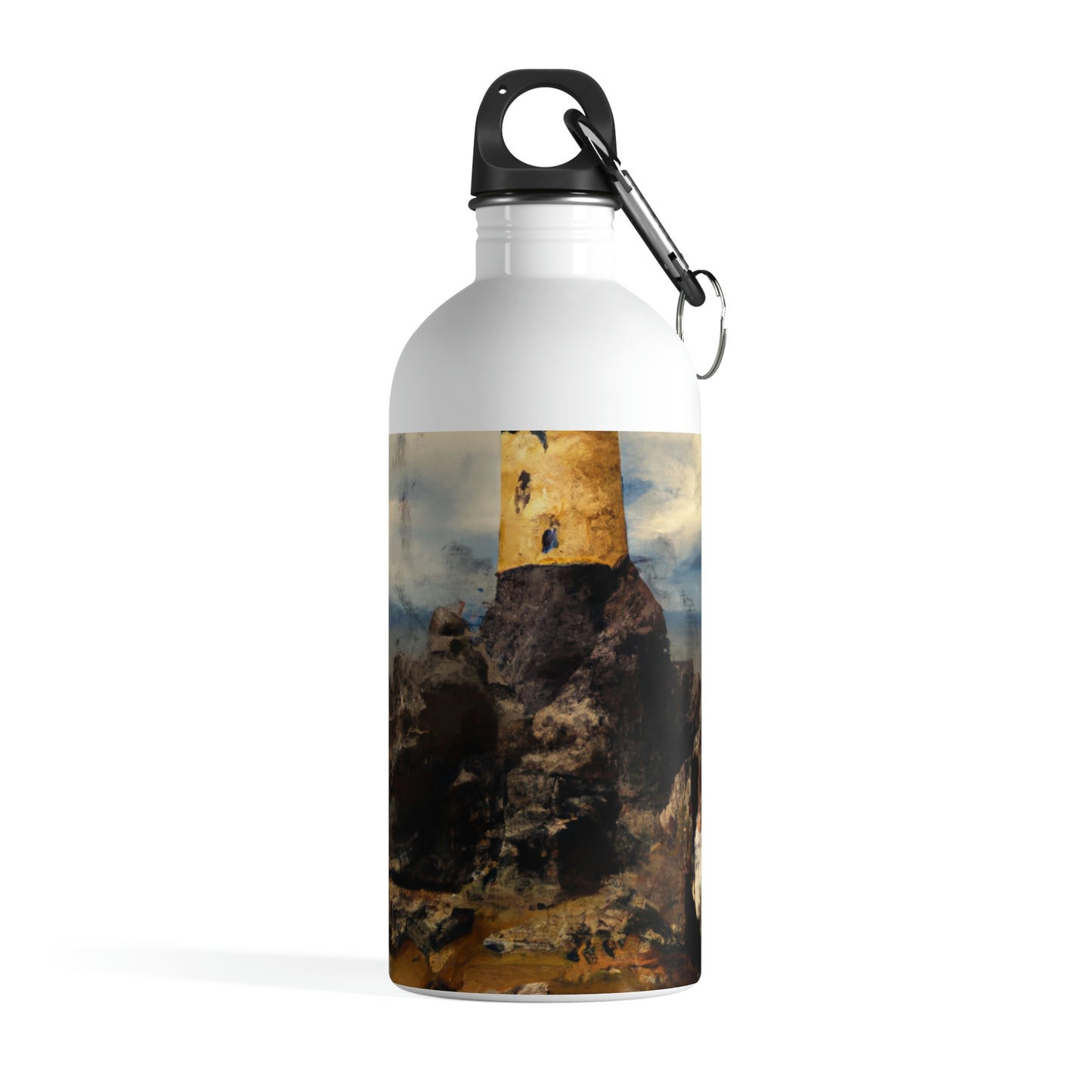 "Lonely Beacon on the Shore" - The Alien Stainless Steel Water Bottle