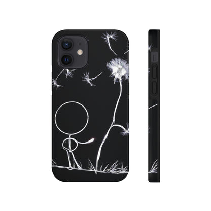 "Un parpadeo de diente de león en la brisa de medianoche" - The Alien Tough Phone Cases