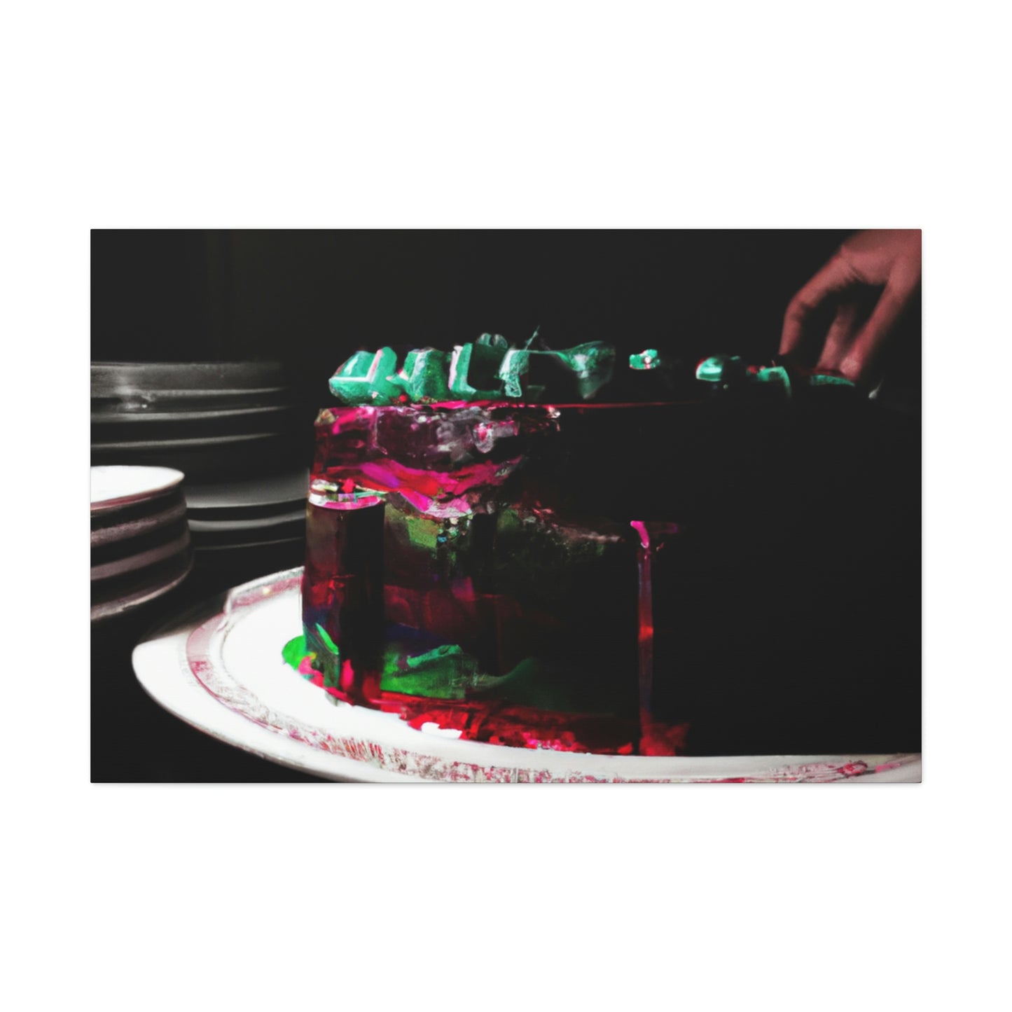 Mysterious Cake Creation - The Alien Canva