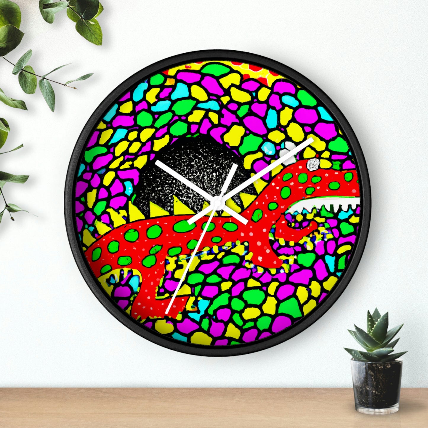 "Dragon's Flight to Freedom" - The Alien Wall Clock