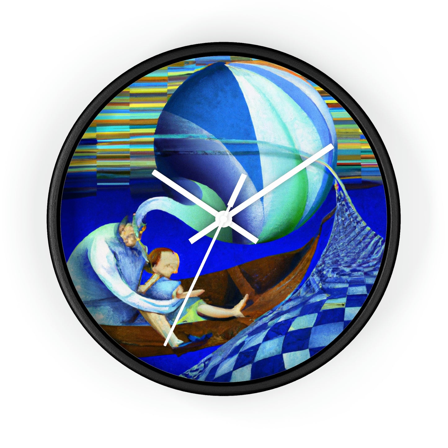 "Drifting: A Father and Son's Voyage Through Life" - The Alien Wall Clock