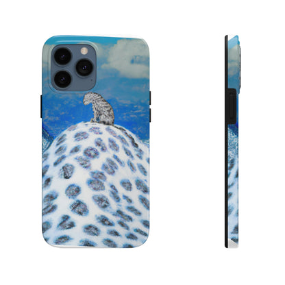 "Perca solitaria del leopardo de las nieves" - Las fundas para teléfonos Alien Tough