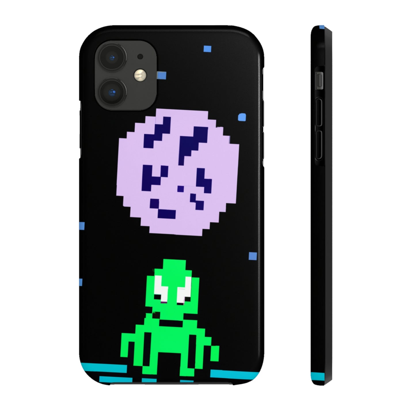 "Testigo solitario del cielo nocturno" - The Alien Tough Phone Cases Pixel Art