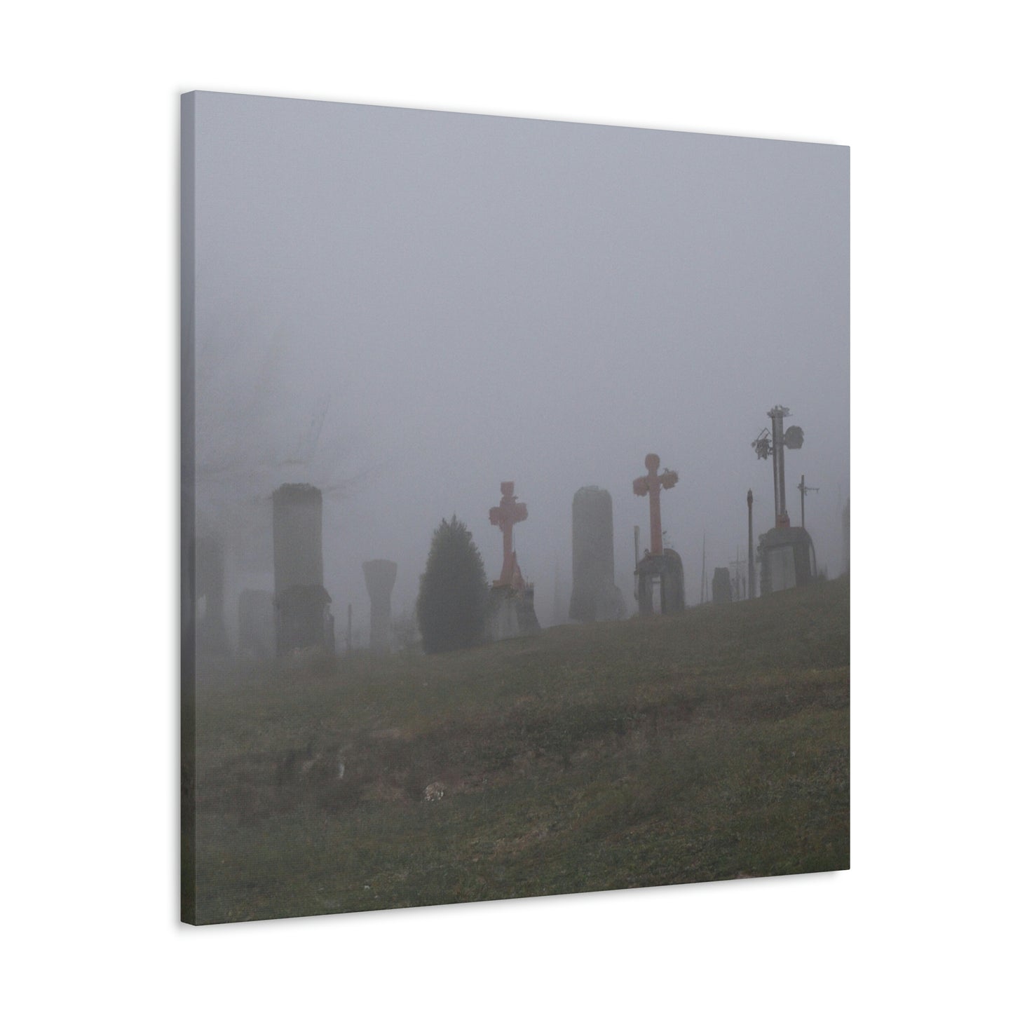 "The Foggy Graveyard" - The Alien Canva