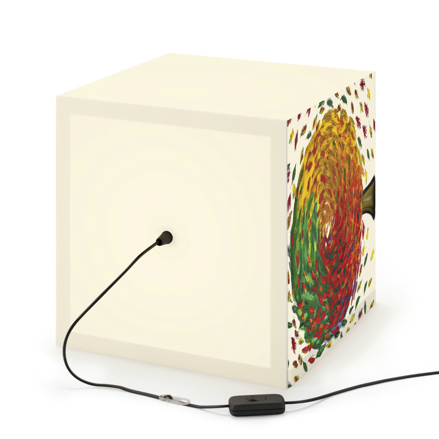 "Autumnal Whirl" - Die Alien Light Cube Lampe