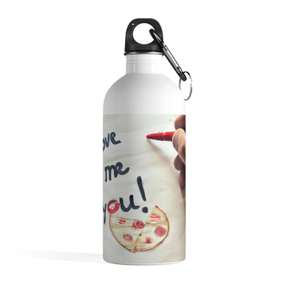 "A Pizza-Loving Love Letter" - The Alien Stainless Steel Water Bottle