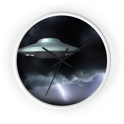 "Stormy Encounter" - The Alien Wall Clock