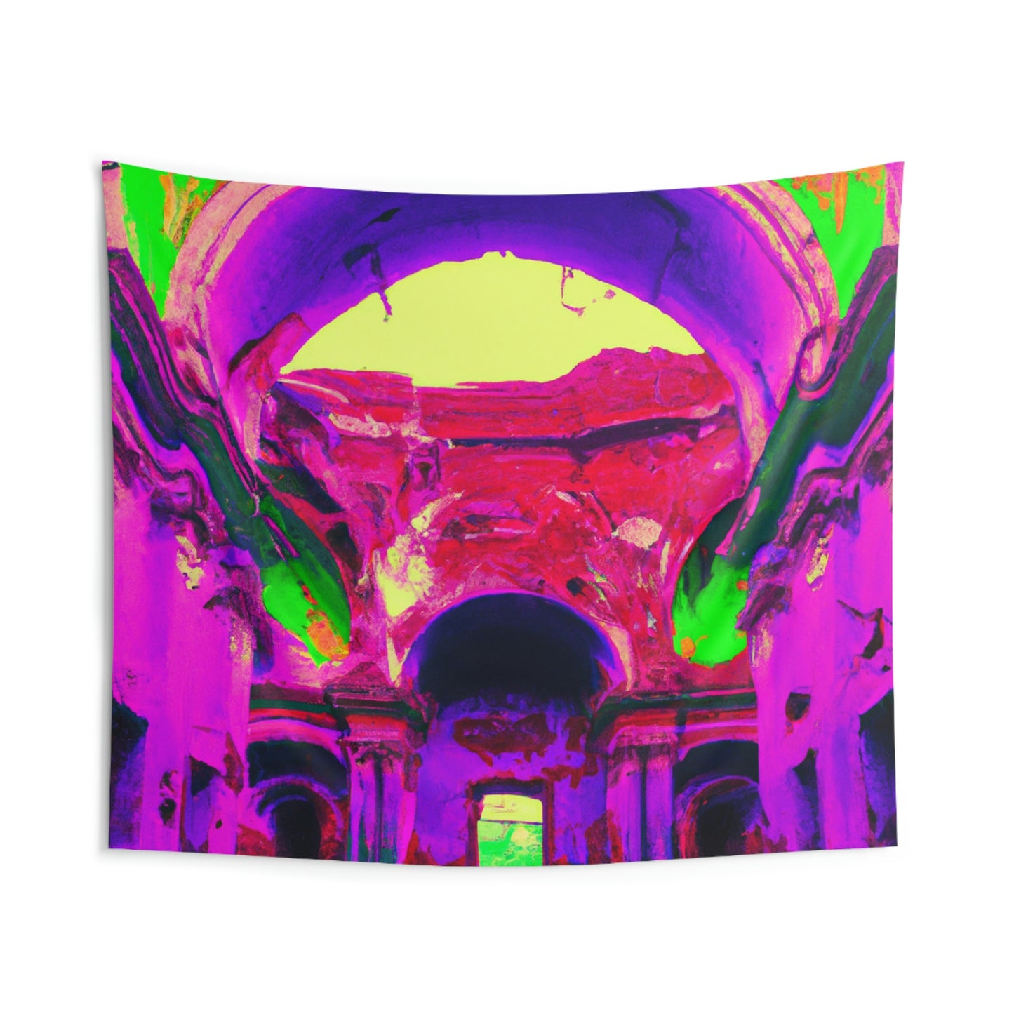 Mystical Madness: Crazy Colors in the Forgotten Cathedral - The Alien Wall Tapestries