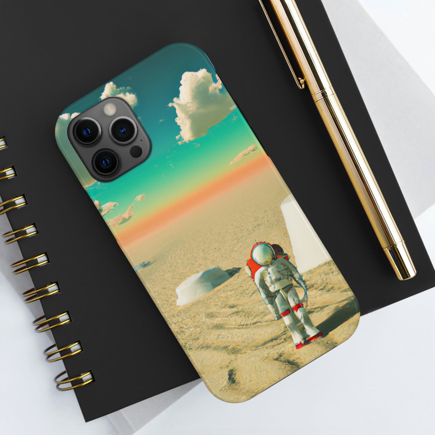 "A Strayed Astronaut: Alone on a Forlorn Planet" - The Alien Tough Phone Cases