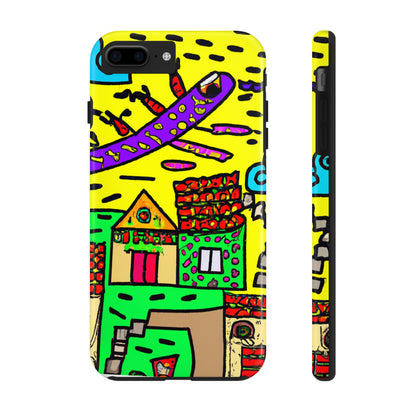 "A Slumbering Village of the Soaring Dragon" - The Alien Tough Phone Cases