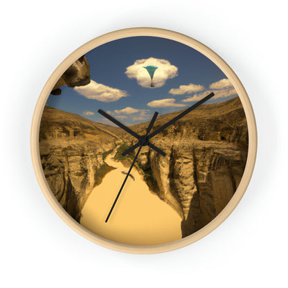 "Feline Flight Over the Grand Gulch" - The Alien Wall Clock