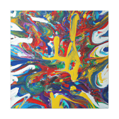 Synesthetic Symphony: An Abstract Painting - The Alien Canva.