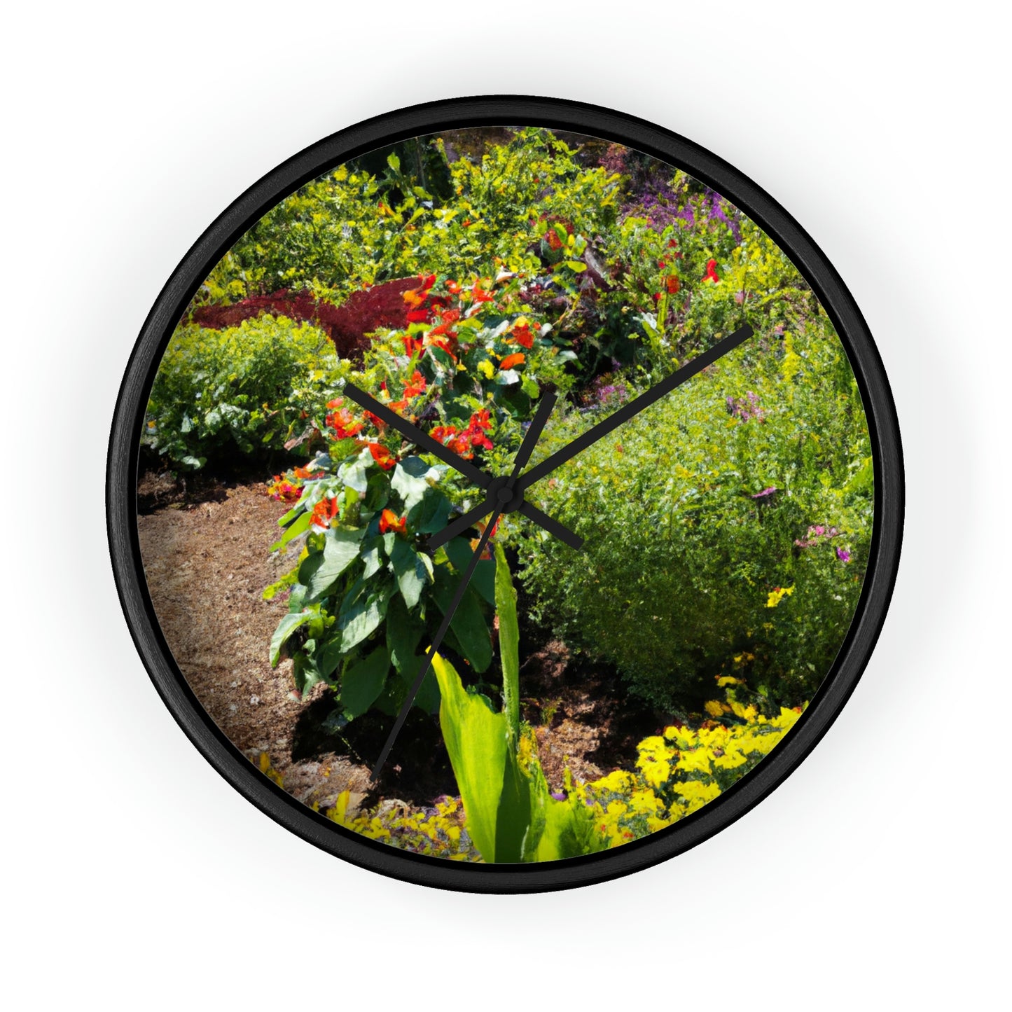 "Garden of Colorful Radiance" - The Alien Wall Clock