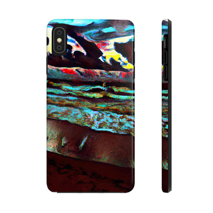 "Dusk at Sea: A Tempestuous Gathering" - The Alien Tough Phone Cases