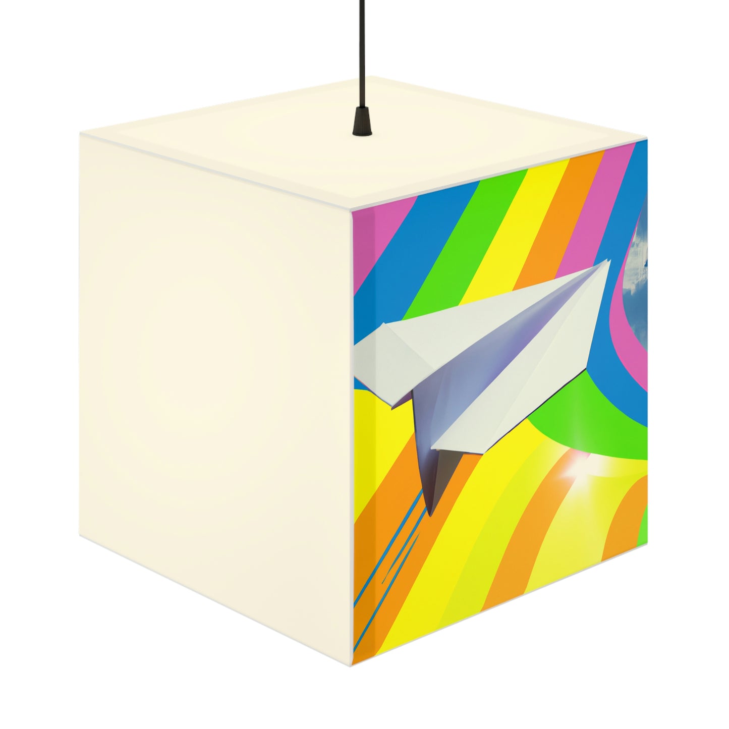 "A Flight of Color" - The Alien Light Cube Lamp