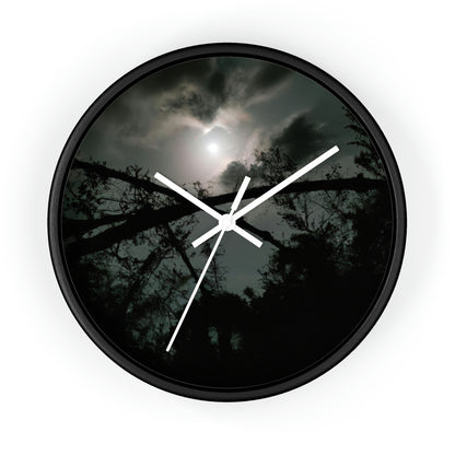 "A Moonlit Mystical World" - The Alien Wall Clock