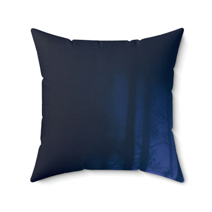 "Lost in the Moonlight Woods" - The Alien Square Pillow