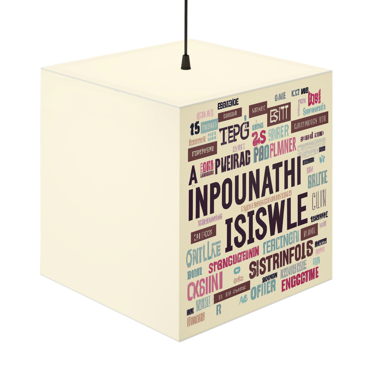 "A Trip Down Memory Lane: 16 of My Favourite Words" - The Alien Light Cube Lamp