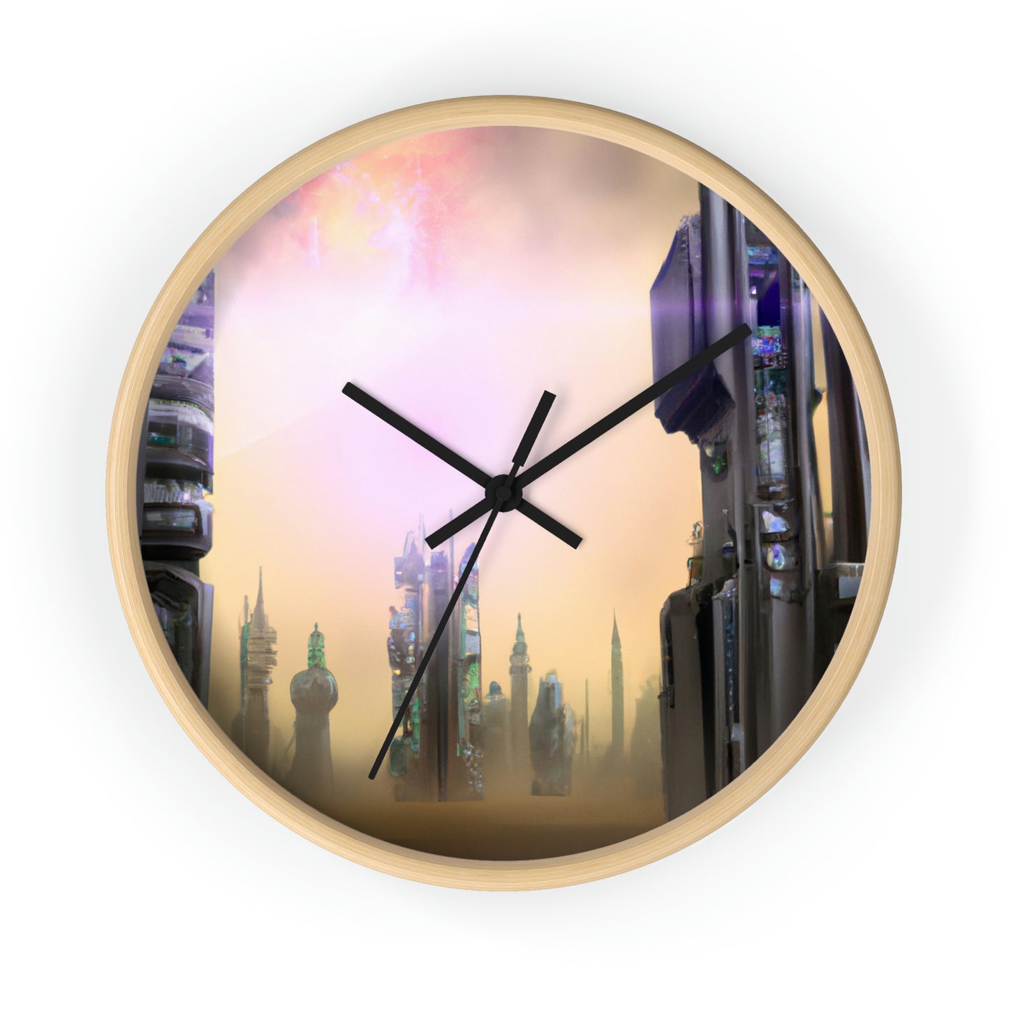 "Lost in the Cosmic Mist" - The Alien Wall Clock