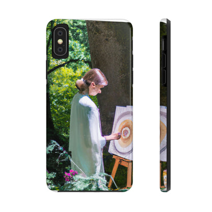 "Encantamiento en aceite: la visión de un bosque mágico de un joven artista" - The Alien Tough Phone Cases