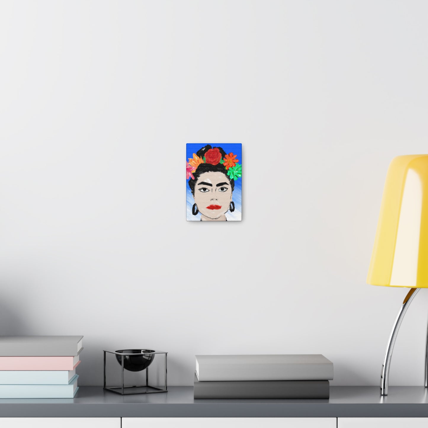 "Fiery Frida: Painting a Mexican Icon with Colorful Culture" - The Alien Canva