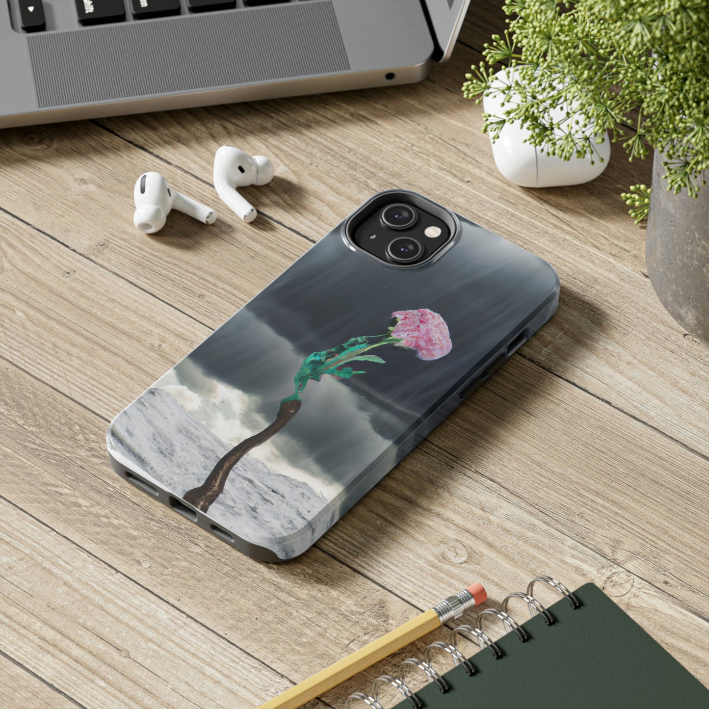 "Aight Against the Storm: The Story of a Lonely Flower" - The Alien Tough Phone Cases