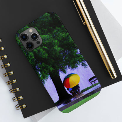 "Beneath the Rainy Sky." - The Alien Tough Phone Cases