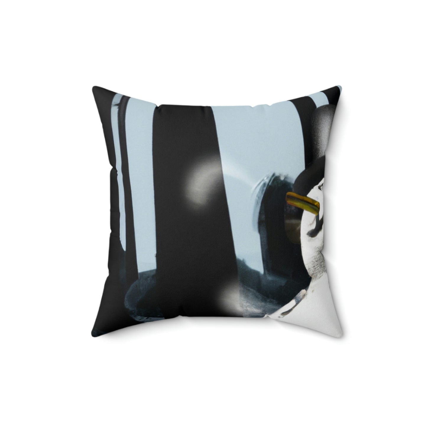 "Chilly Adventures in the Enchanted Forest" - The Alien Square Pillow