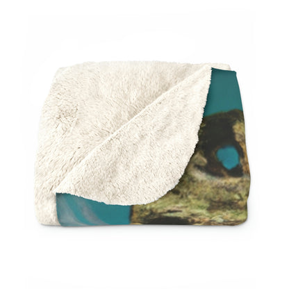 "A Sentinal Among Ruins: An Unstirred Owl's Perch" - The Alien Sherpa Fleece Blanket