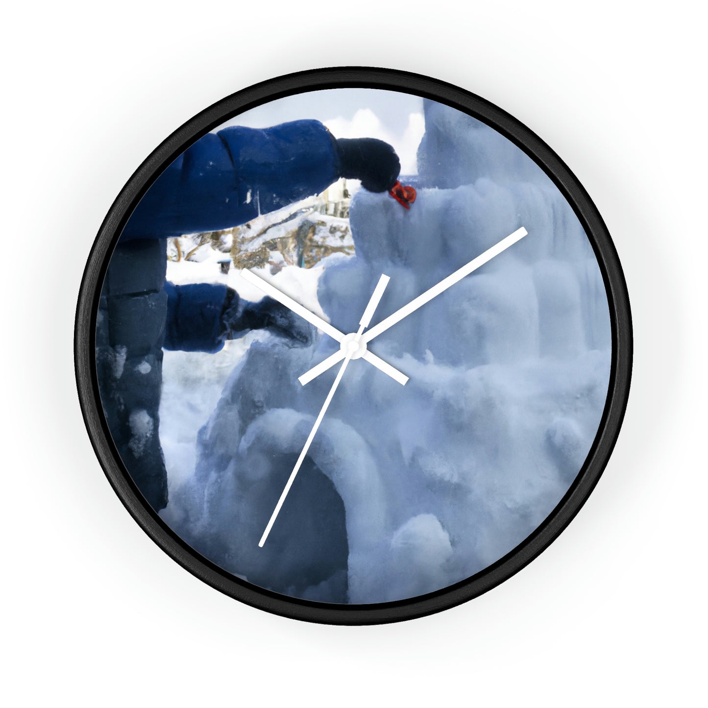 Magical Winter Wonderland - The Alien Wall Clock