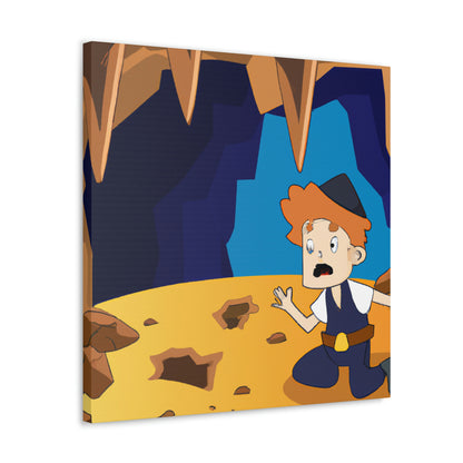 "The Mysterious Cave of the Brave Explorer" - The Alien Canva