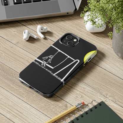 "The Moonlit Swing: Un momento de ensueño en un prado" - The Alien Tough Phone Cases