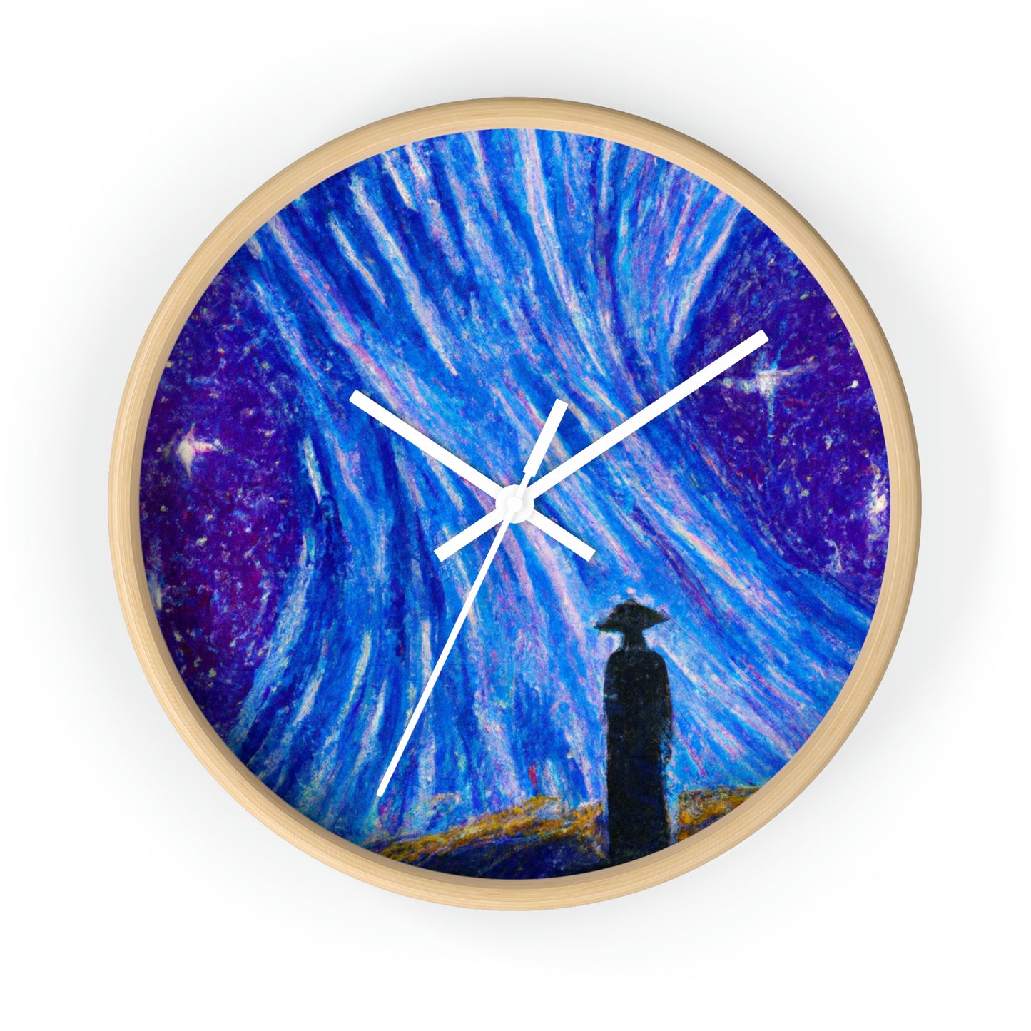 "A Starlit Solace" - The Alien Wall Clock