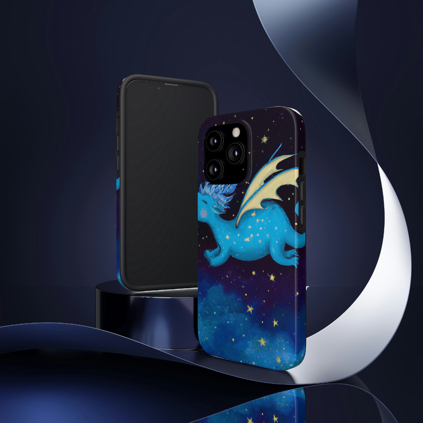 "Drifting Among the Stars: Die Geschichte eines Drachenbabys" - Die Alien Tough Phone Cases