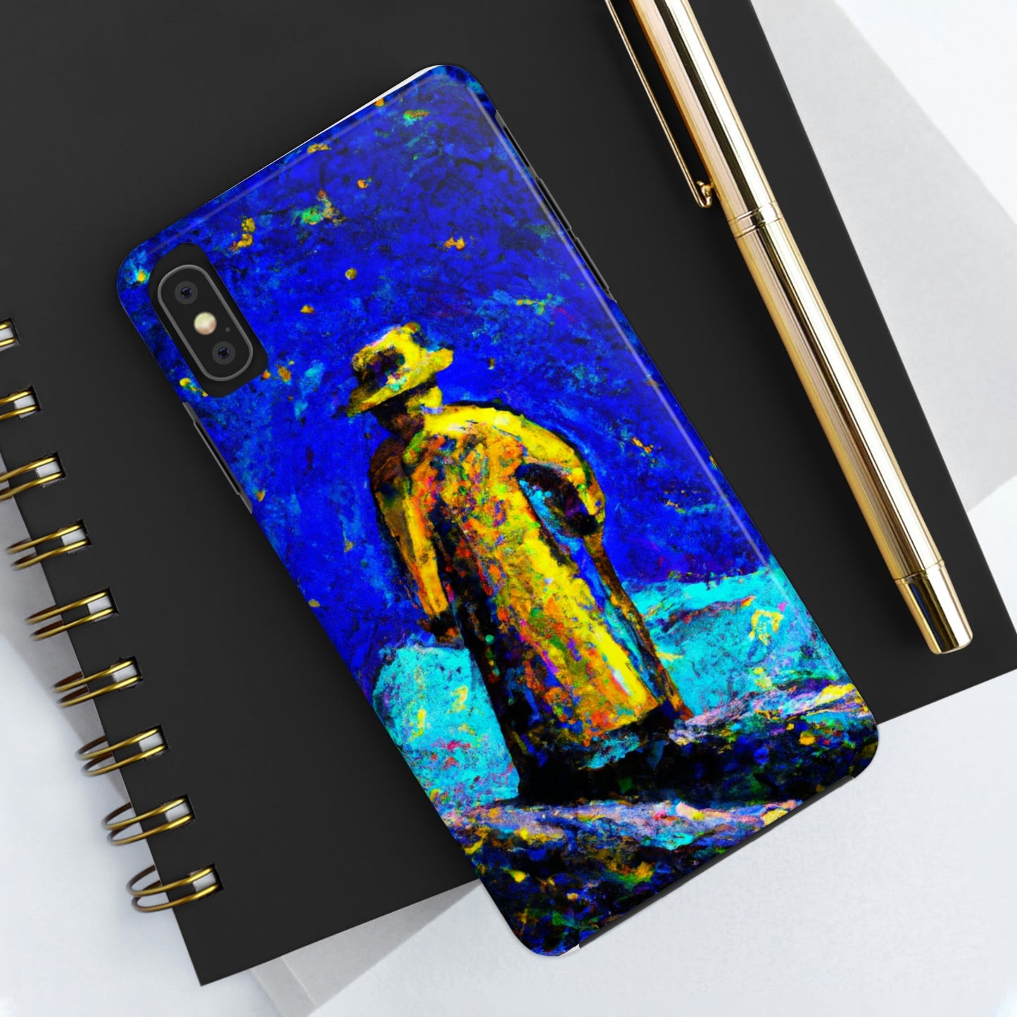 "Lone Mage on the Frozen Summit" - The Alien Tough Phone Cases