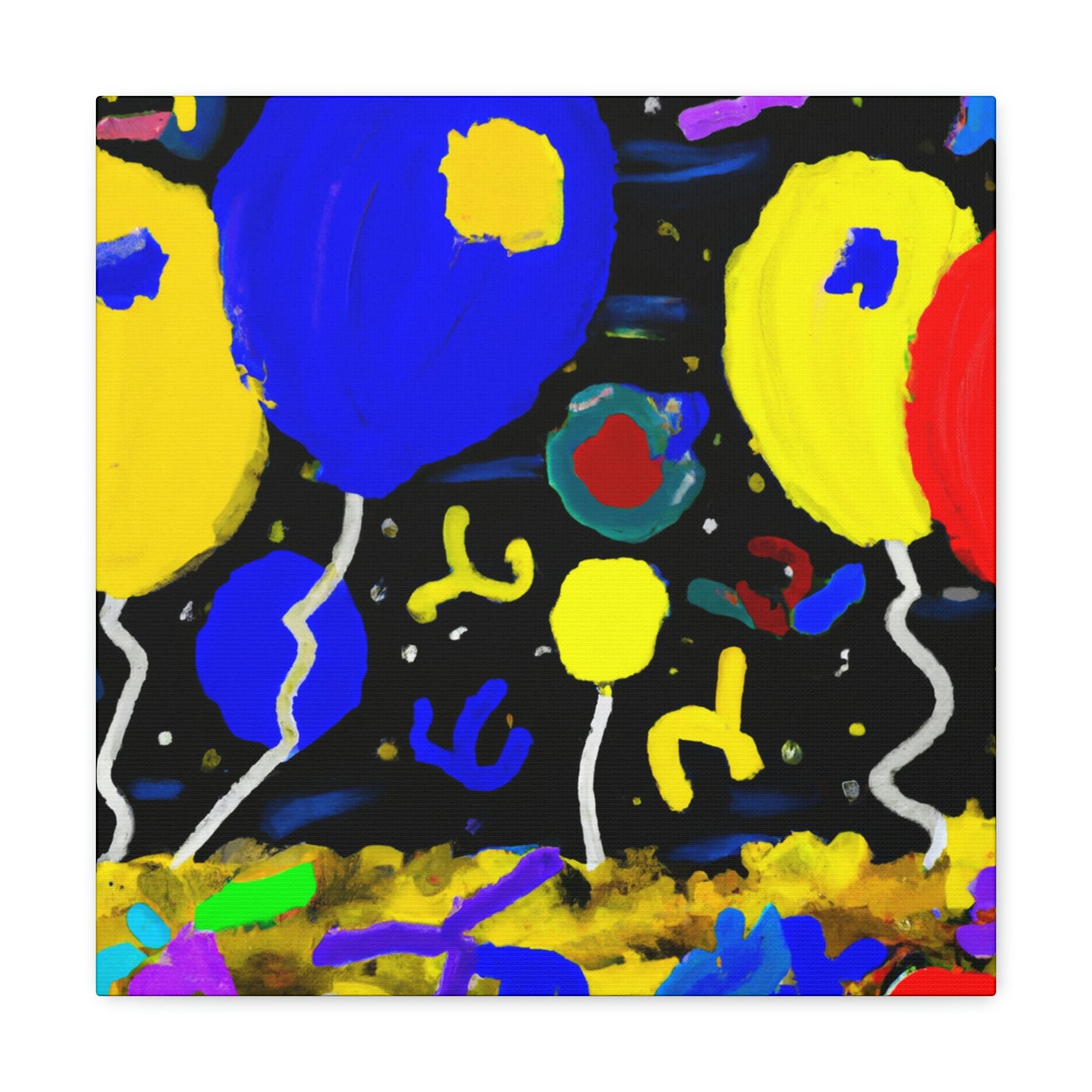 "A Starry Night Rainbow" - The Alien Canva