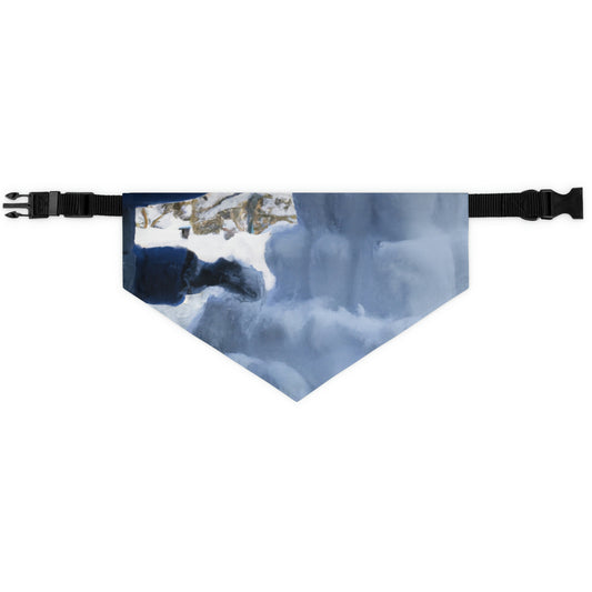 Magisches Winterwunderland - Das Alien Pet Bandana Halsband