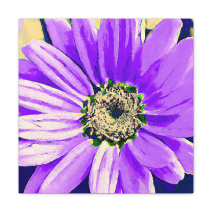 Purple Petals Popping: Create an Eye-Catching Daisy-Rose Fusion - The Alien Canva