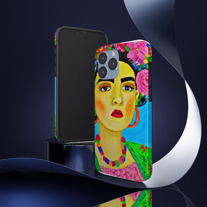 "Fierce and Free: Un tributo a las mujeres mexicanas inspirado en Frida Kahlo" - The Alien Tough Phone Cases