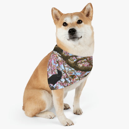 "Un reflejo floreciente" - El collar de bandana para mascota alienígena