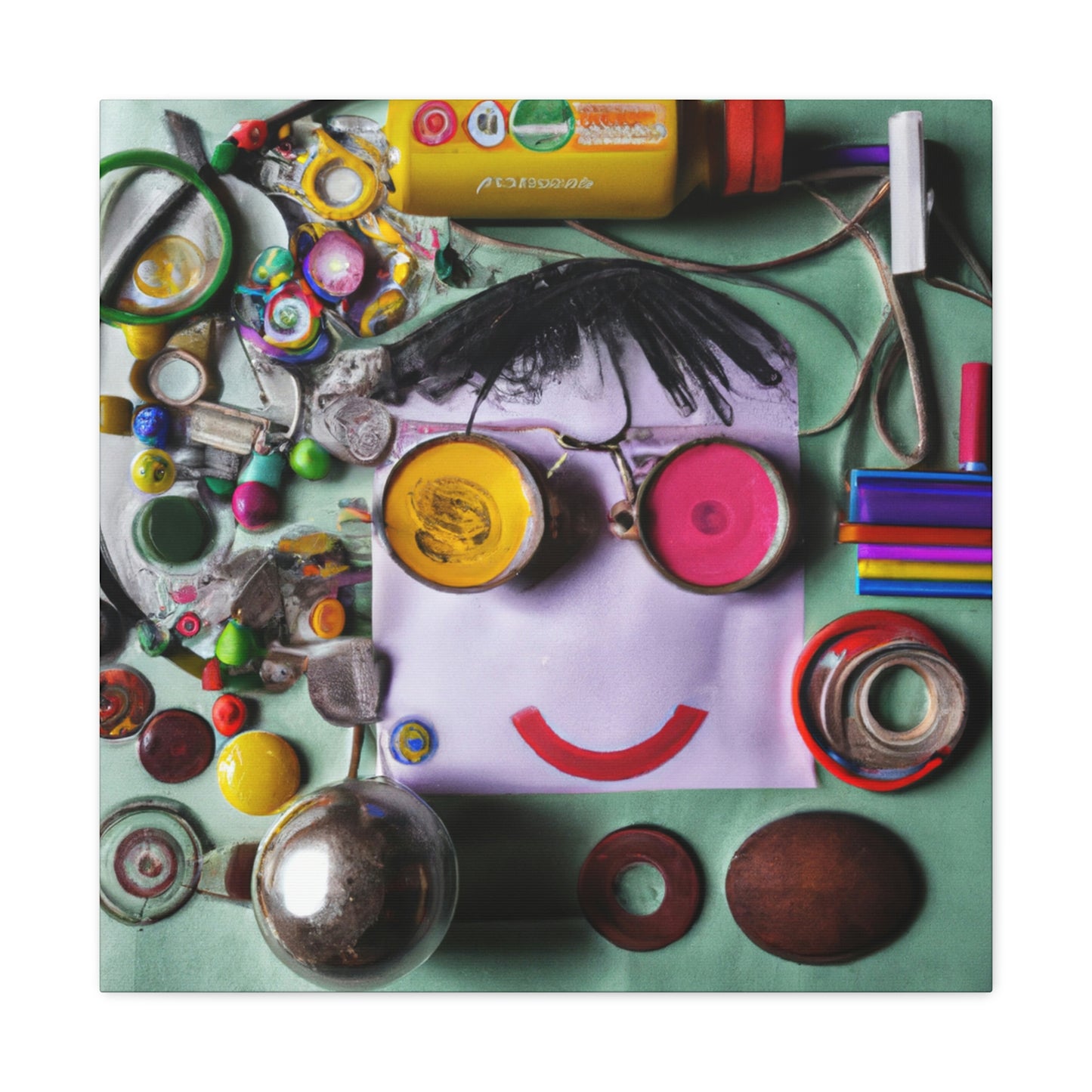 "Expressions in Found Objects" - The Alien Canva.