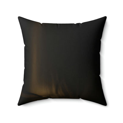 "The Singular Glow in the Dark" - The Alien Square Pillow