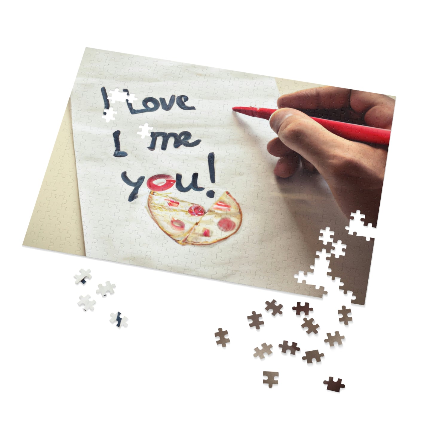 "A Pizza-Loving Love Letter" - The Alien Jigsaw Puzzle