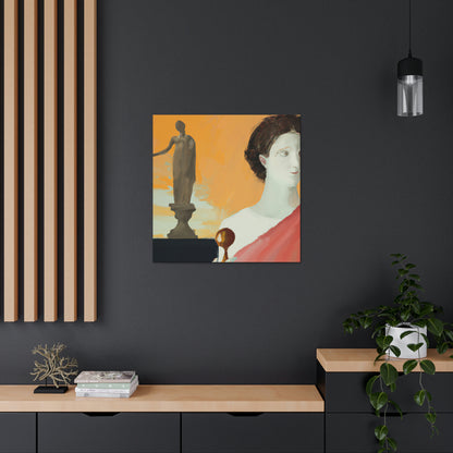 "Classic Meets Contemporary: A Fusion of Greek Art and My Own Style" - Canvas