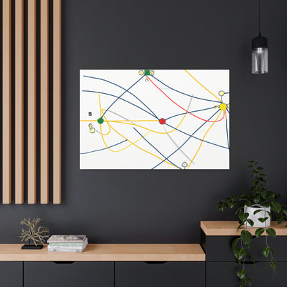 "Exploring the Dynamic Topology: Artful Visualization of a Network Structure." - The Alien Canva