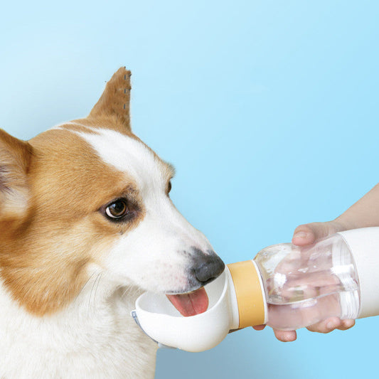 Nuevo Taza de agua para salir, portátil, perro que camina, agua potable, suministros para mascotas