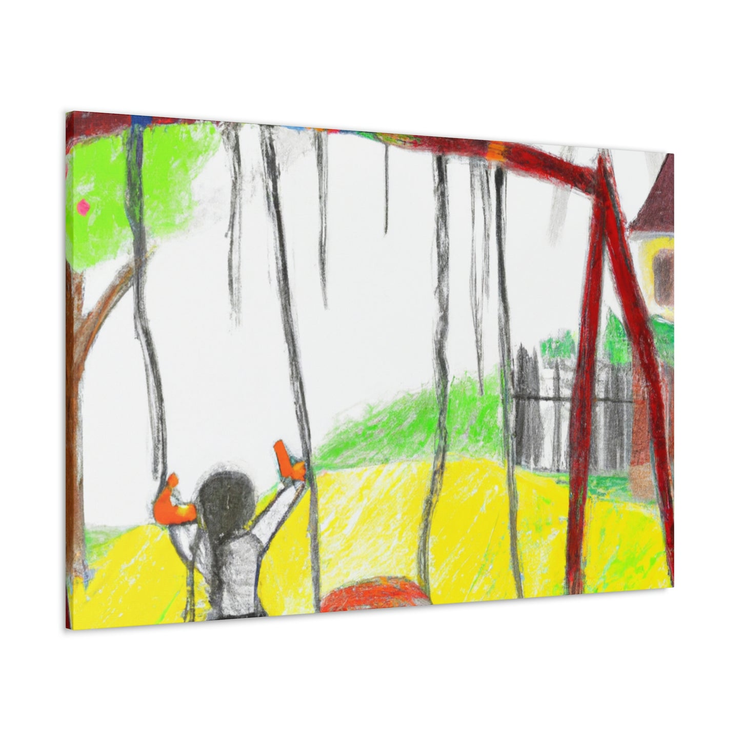 "Retrospective Reflections: A Childhood Memory Art Project" - Canvas