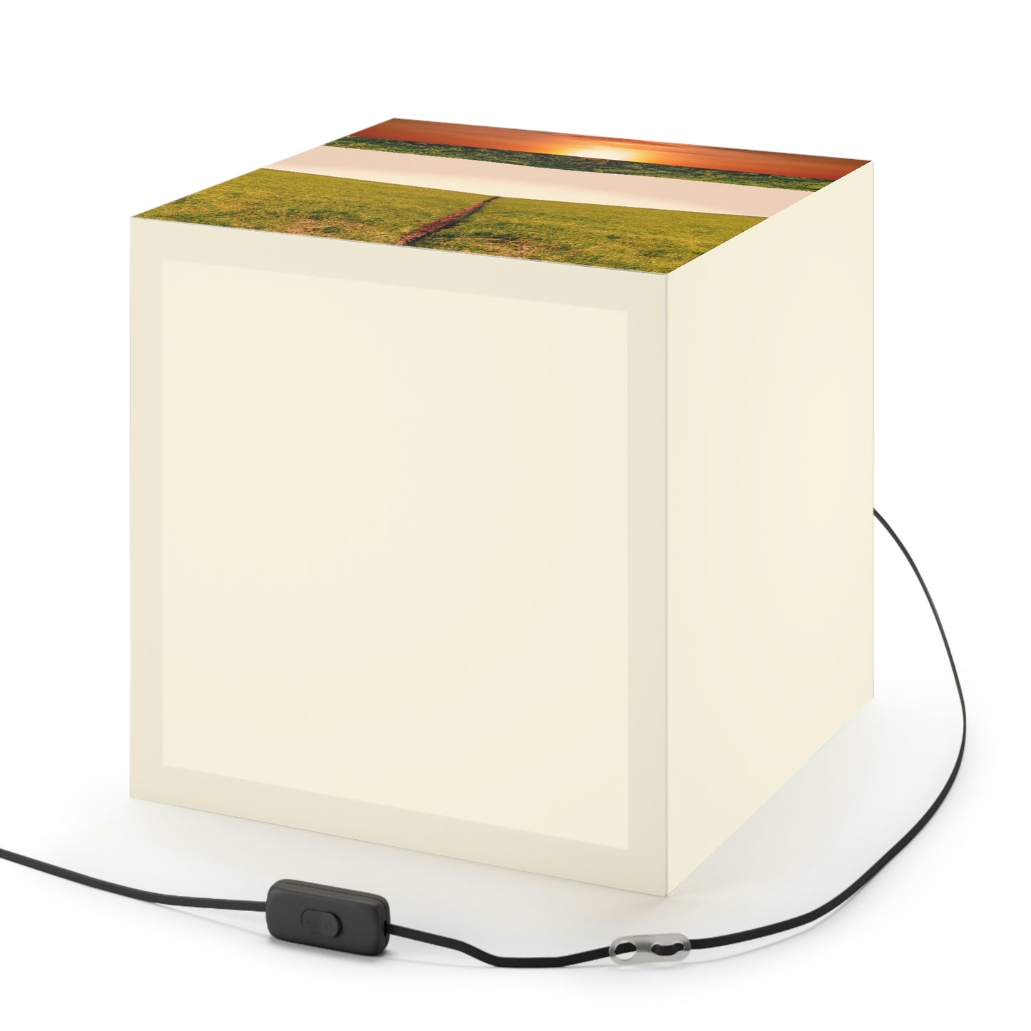 "Golden Horizon at Dusk" - The Alien Light Cube Lamp